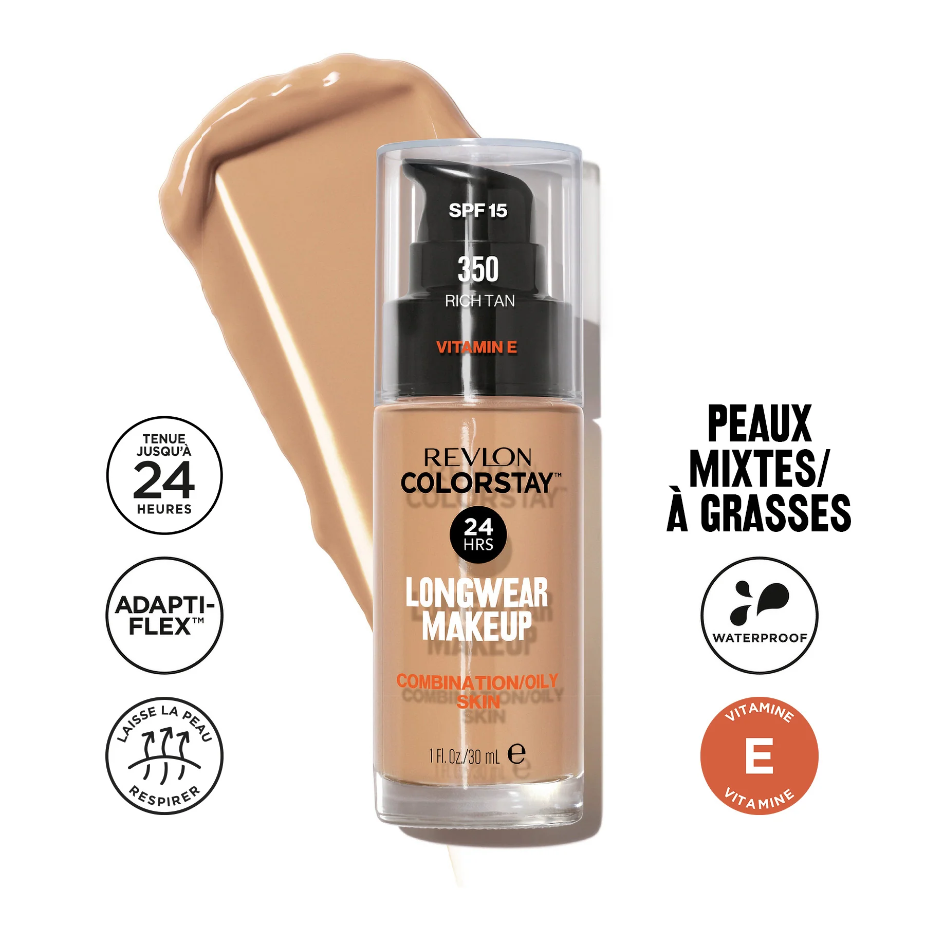 Fond de Teint ColorStay™ Peaux Mixtes/Grasses SPF 15 - Image 21