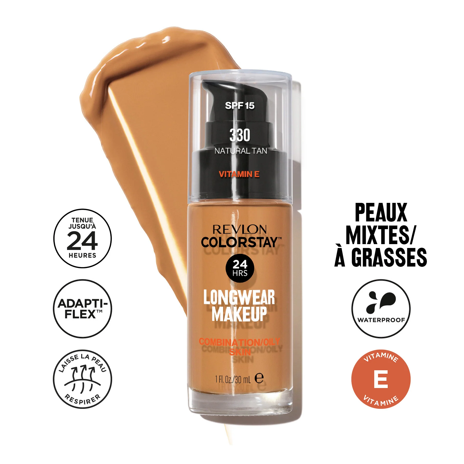 Fond de Teint ColorStay™ Peaux Mixtes/Grasses SPF 15 - Image 25