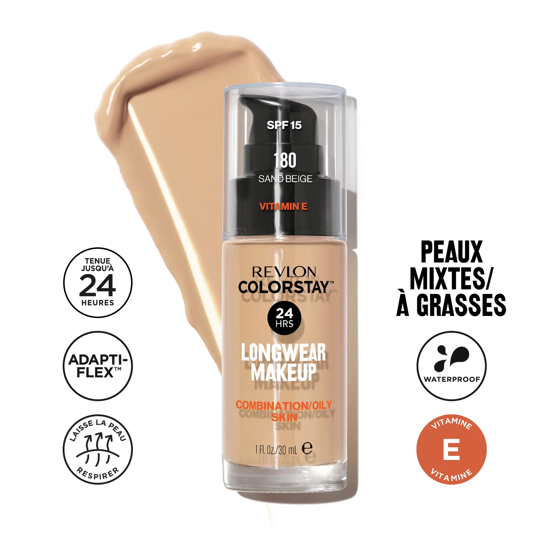 Fond de Teint ColorStay™ Peaux Mixtes/Grasses SPF 15 - Image 31