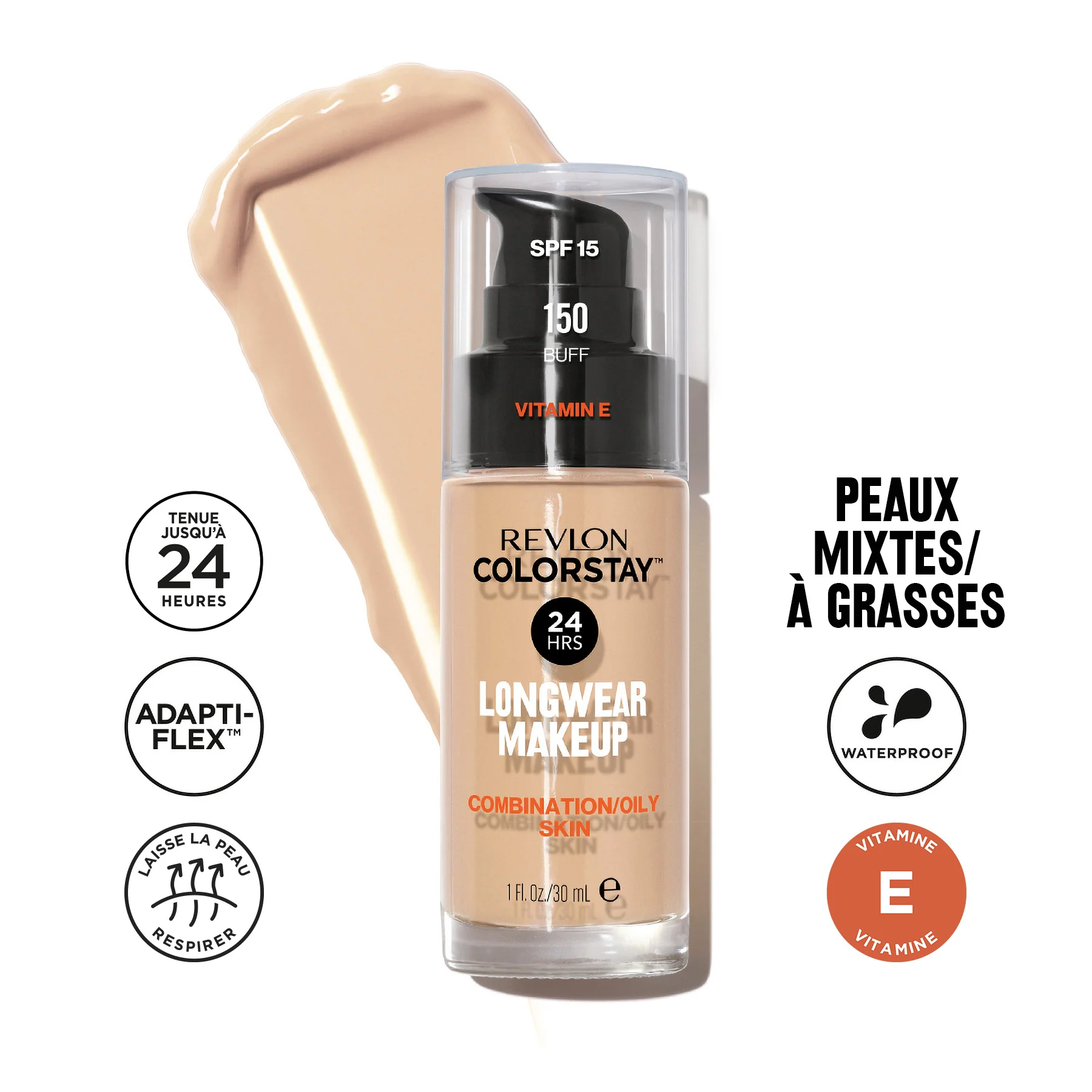 Fond de Teint ColorStay™ Peaux Mixtes/Grasses SPF 15 - Image 34