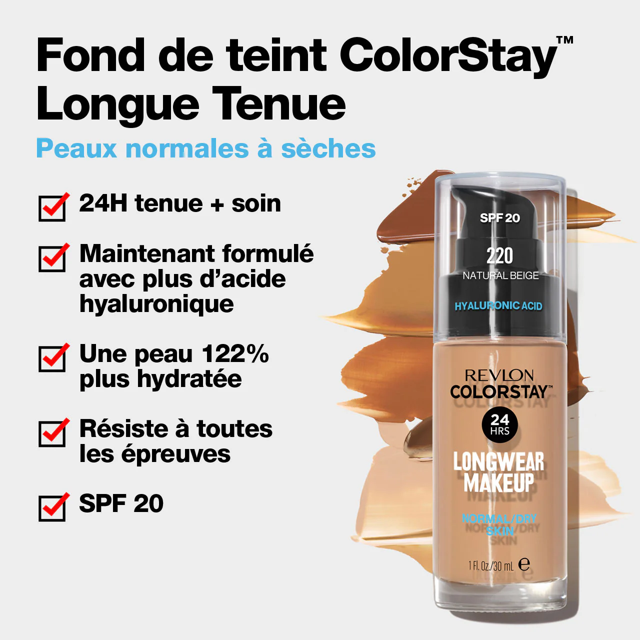 Fond de Teint ColorStay™ Peaux Normales/Sèches SPF 20 - Image 31